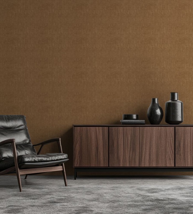 Picture of Coloring Linen fabric Rust - 1036201-01 - 04956-01